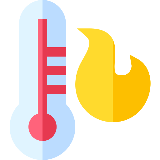 Warm Basic Straight Flat icon