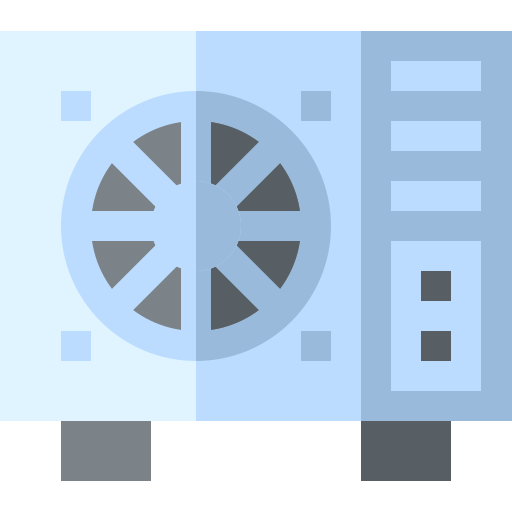 Air conditioner Basic Straight Flat icon