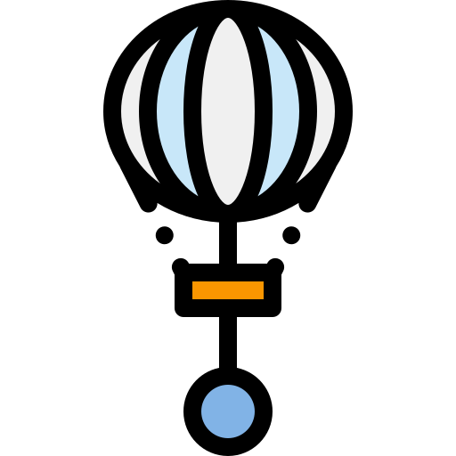 バルーン Detailed Rounded Lineal color icon
