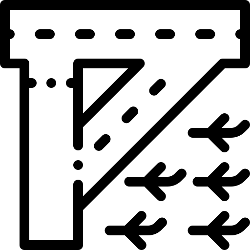 luchthaven Detailed Rounded Lineal icoon