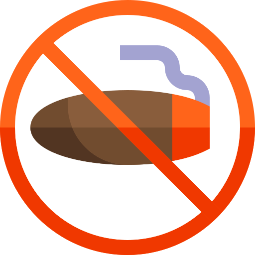 stoppen met roken Basic Straight Flat icoon