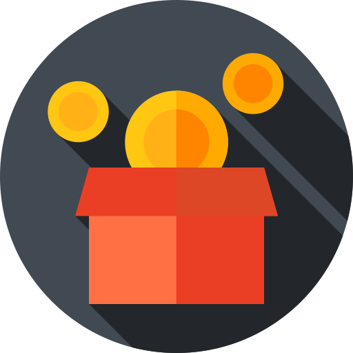 Funding Flat Circular Flat icon