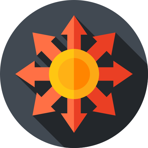 crowdfunding Flat Circular Flat icon
