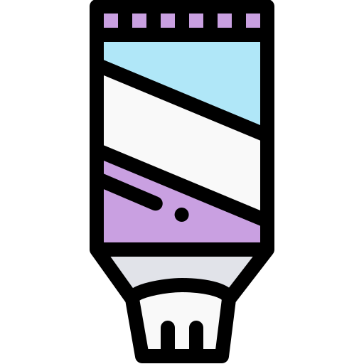 젤라틴 Detailed Rounded Lineal color icon