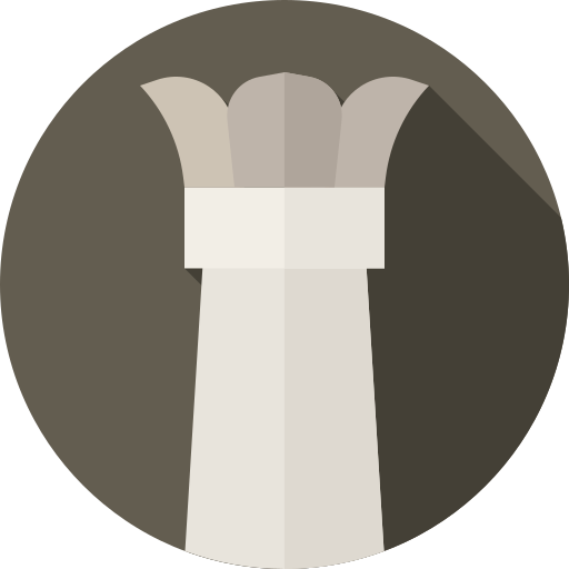 kolom Flat Circular Flat icoon