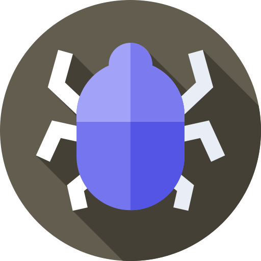 scarabée Flat Circular Flat Icône