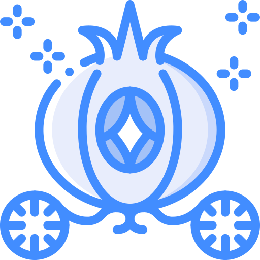 Carroza de cenicienta Basic Miscellany Blue icono
