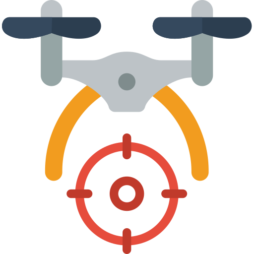 Drone Basic Miscellany Flat icon