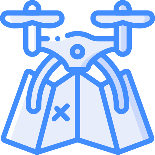 Drone Basic Miscellany Blue icon