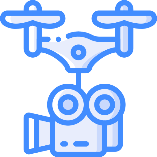 Drone Basic Miscellany Blue icon
