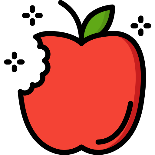 jabłko Basic Miscellany Lineal Color ikona