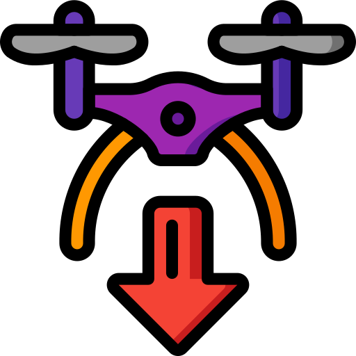 Drone Basic Miscellany Lineal Color icon