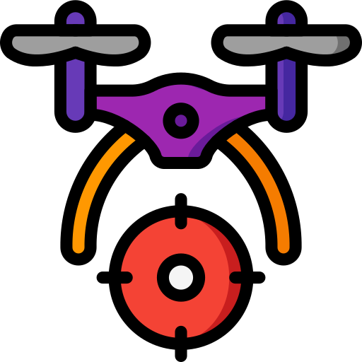 Drone Basic Miscellany Lineal Color icon