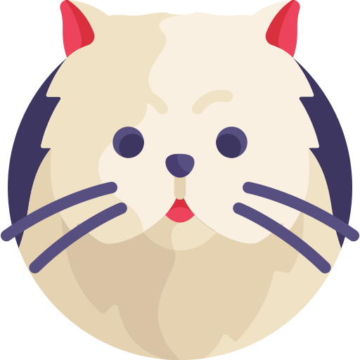 gato persa Detailed Flat Circular Flat icono