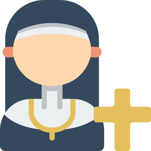Nun Basic Miscellany Flat icon