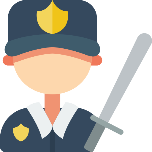 Policeman Basic Miscellany Flat icon