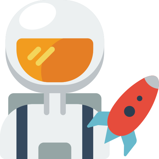 astronaut Basic Miscellany Flat icon