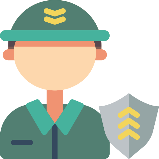 Soldier Basic Miscellany Flat icon