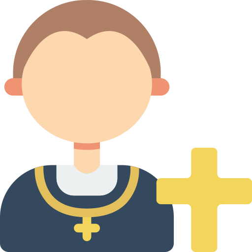 Priest Basic Miscellany Flat icon