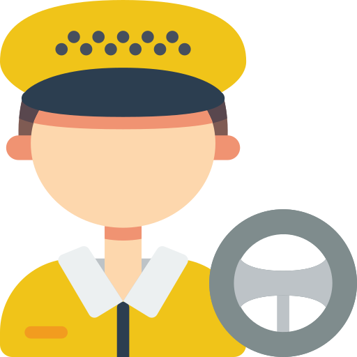 Taxi driver Basic Miscellany Flat icon