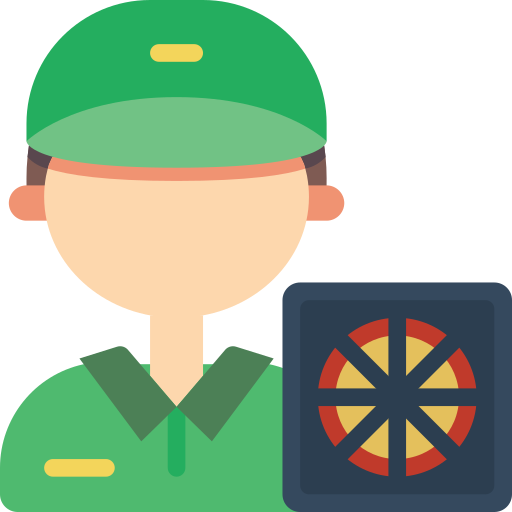 Delivery man Basic Miscellany Flat icon