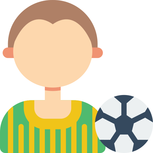 Soccer player Basic Miscellany Flat icon