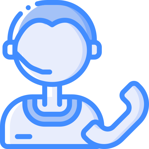telemarketer Basic Miscellany Blue icon