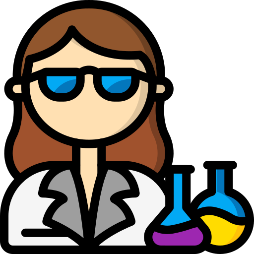 Scientist Basic Miscellany Lineal Color icon