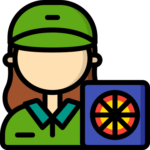 Delivery woman Basic Miscellany Lineal Color icon