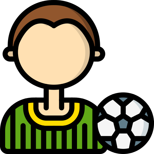 Soccer player Basic Miscellany Lineal Color icon