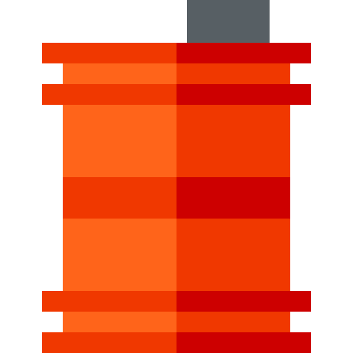 barril de petróleo Basic Straight Flat icono