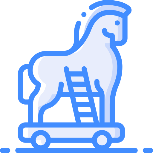 trojanisches pferd Basic Miscellany Blue icon