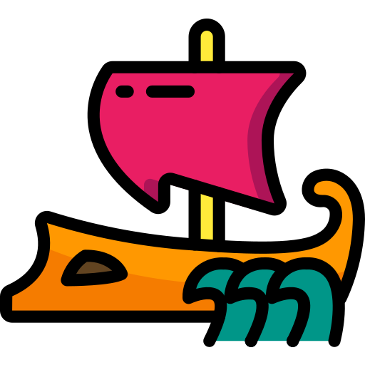 Trireme Basic Miscellany Lineal Color icon