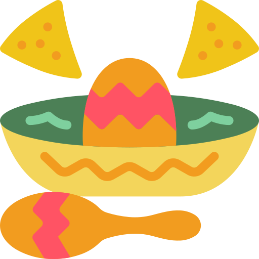 meksykański kapelusz Basic Miscellany Flat ikona