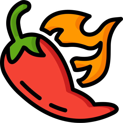 Chili pepper Basic Miscellany Lineal Color icon