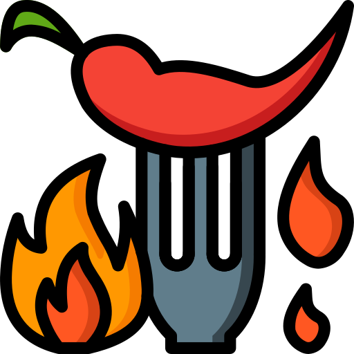 Chili pepper Basic Miscellany Lineal Color icon