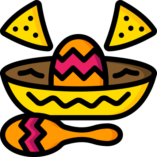 멕시코 모자 Basic Miscellany Lineal Color icon