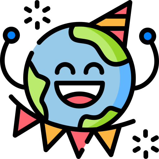 Earth day Special Lineal color icon