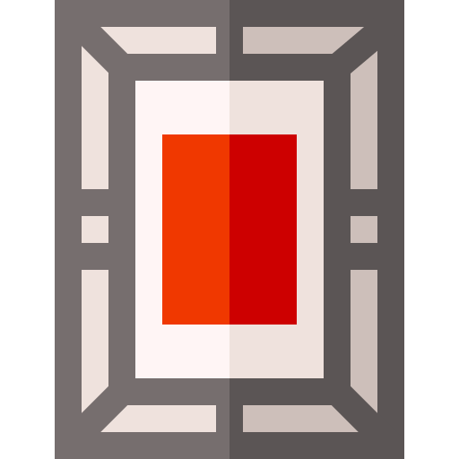 Objetivo Basic Straight Flat icono