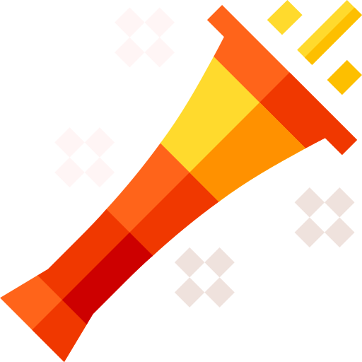 Vuvuzela Basic Straight Flat icono