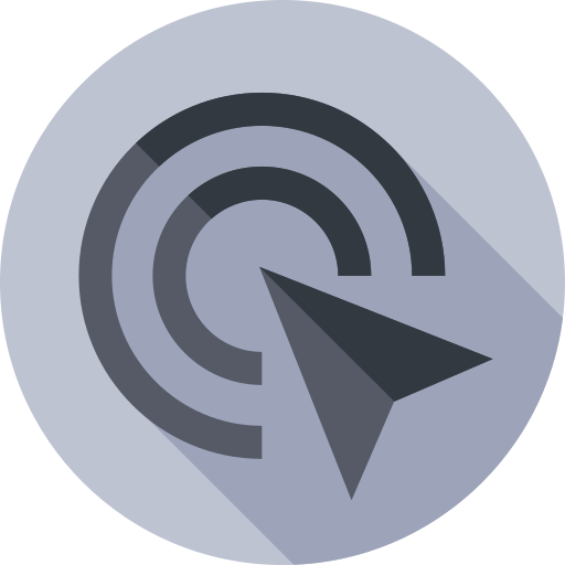 Point Flat Circular Flat icon