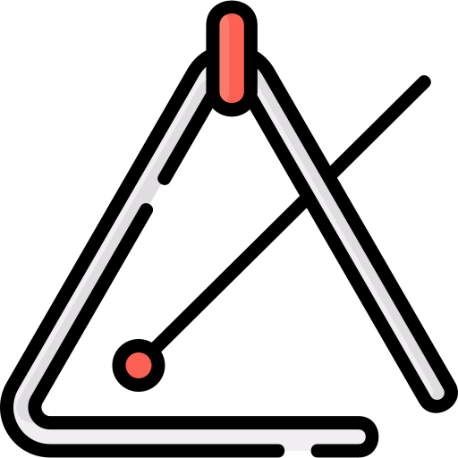 Triángulo Special Lineal color icono