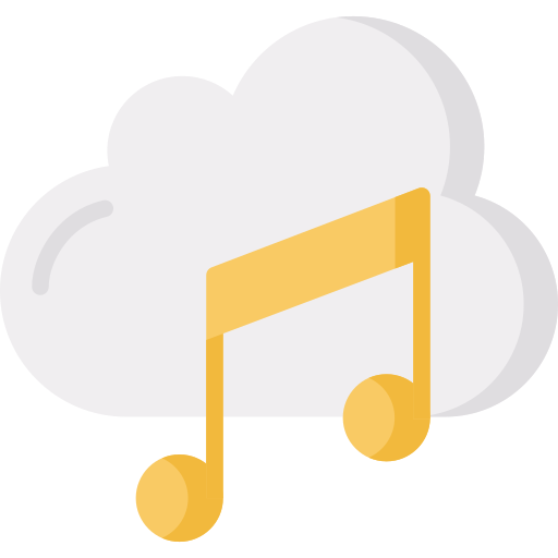 muziek wolk Special Flat icoon