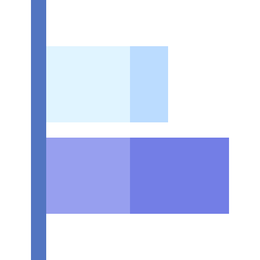 allineare Basic Straight Flat icona