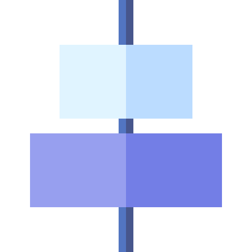 Alinear Basic Straight Flat icono