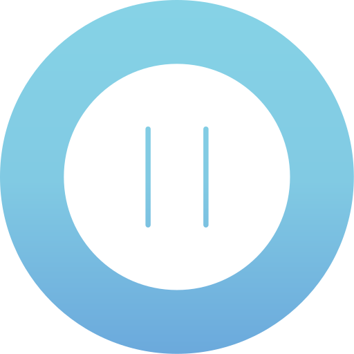 Pause button Generic gradient fill icon