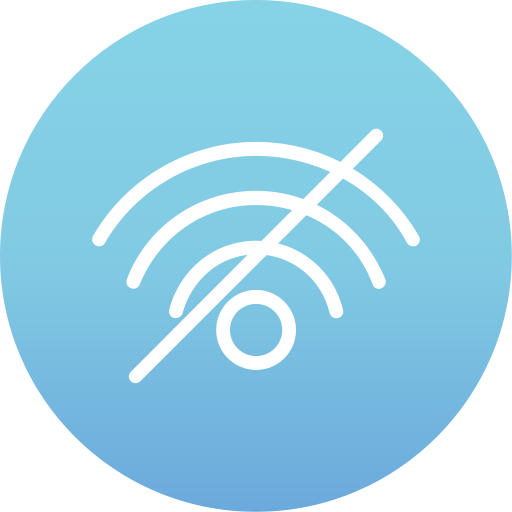 No wifi signal Generic gradient fill icon