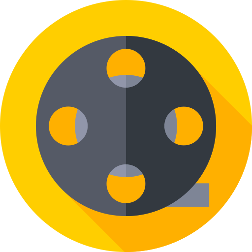 Reel Flat Circular Flat icon