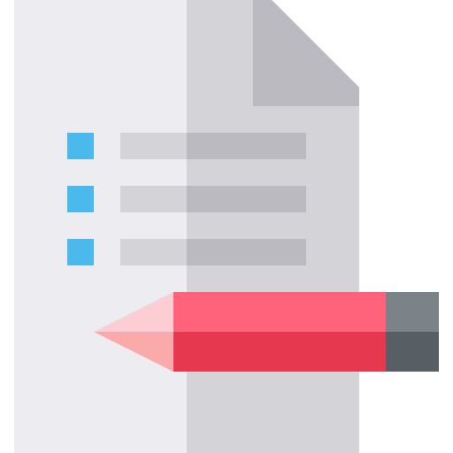 Exam Basic Straight Flat icon