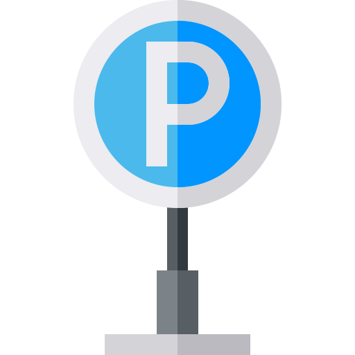 Parking Basic Straight Flat icon